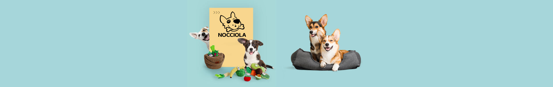 Nocciola 4 PCS Mouse and Filled Enrichment Dog Toys– Nocciola.fun