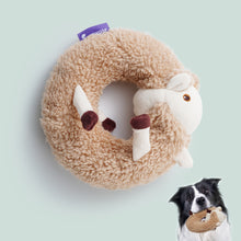 Load image into Gallery viewer, Fuzzwoof Squeaky Plush Alpaca Dog Toy for Small Medium and Large Breed
