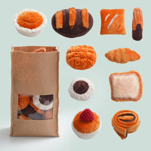 Load image into Gallery viewer, Nocciola 10 Pack Bread Dog Toys with a Bread Bag,Crinkle Squeaky Dog Toys
