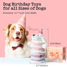 Load image into Gallery viewer, Fuzzwoof Singing and Dancing Birthday Cake Dog Toy
