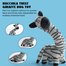 Load image into Gallery viewer, Nocciola Twistable Giraffe Plush Dog Toy for
