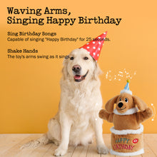 Load image into Gallery viewer, Fuzzwoof Singing and Dancing Birthday Cake Dog Toy
