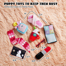 Load image into Gallery viewer, Nocciola 8 PCS Girl Dog Toys for Puppies Small Medium Dogs
