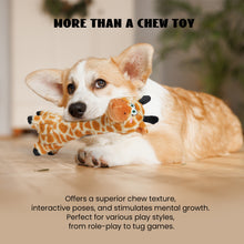 Load image into Gallery viewer, Nocciola Twistable Giraffe Plush Dog Toy for
