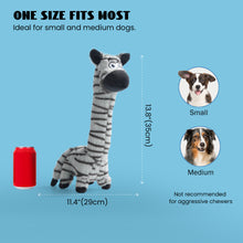 Load image into Gallery viewer, Nocciola Twistable Giraffe Plush Dog Toy for
