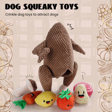 Load image into Gallery viewer, Nocciola 7 PCS Turkey Squeaky Dog Toys for Puppy Small and Medium Dogs
