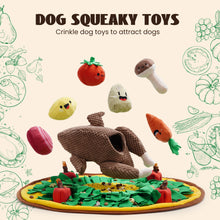 Load image into Gallery viewer, Nocciola Snuffle Feeding Mat with Turkey Dog Squeaky Toys for Medium Small Puppy Dogs
