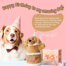 Load image into Gallery viewer, Fuzzwoof Singing and Dancing Birthday Cake Dog Toy
